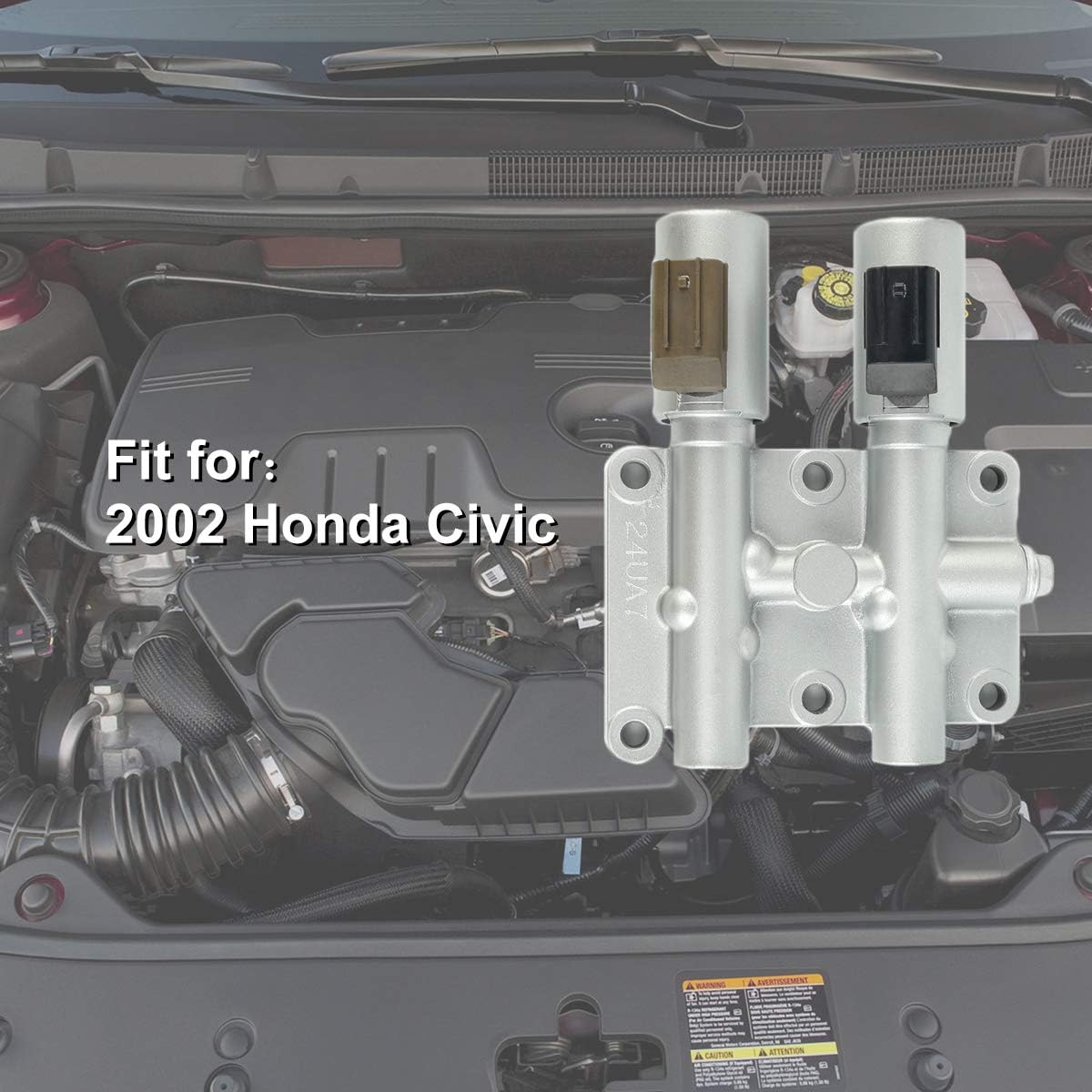 Dual Linear Solenoid Pack of 2 for Honda Civic E34359