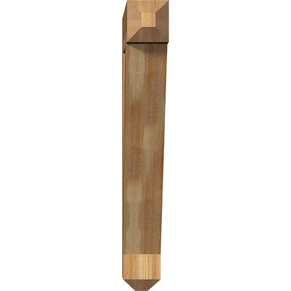 6x22W x 32x22D x 44x22H Traditional Craftsman Bracket, Western Red Cedar K955