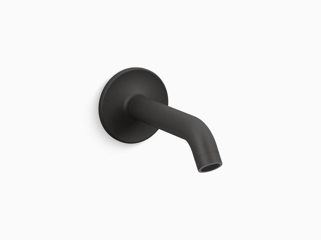 Matte Black Wall-Mount Bath Spout P29995