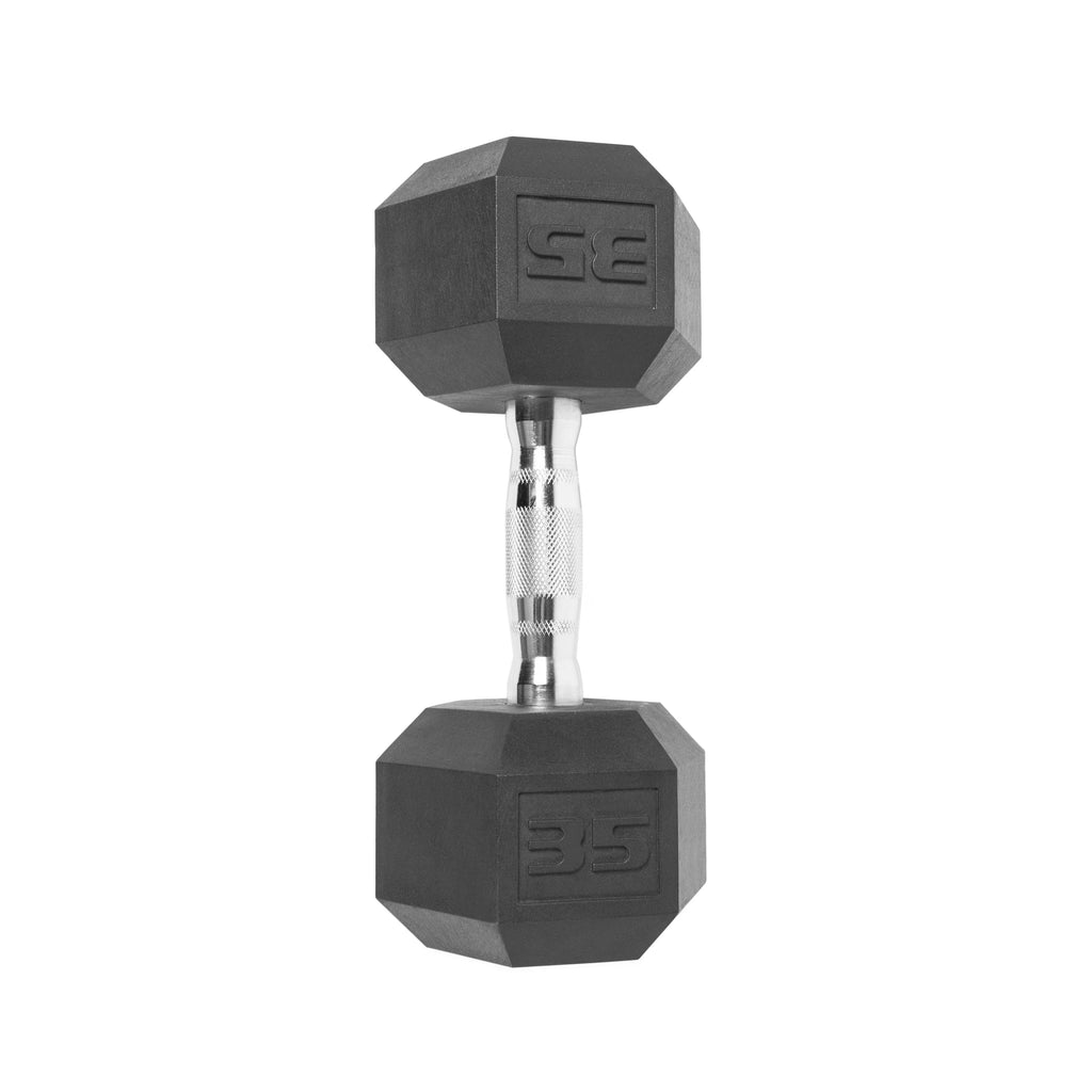 Coated Hex Dumbbell, Single 35 lbs K6766