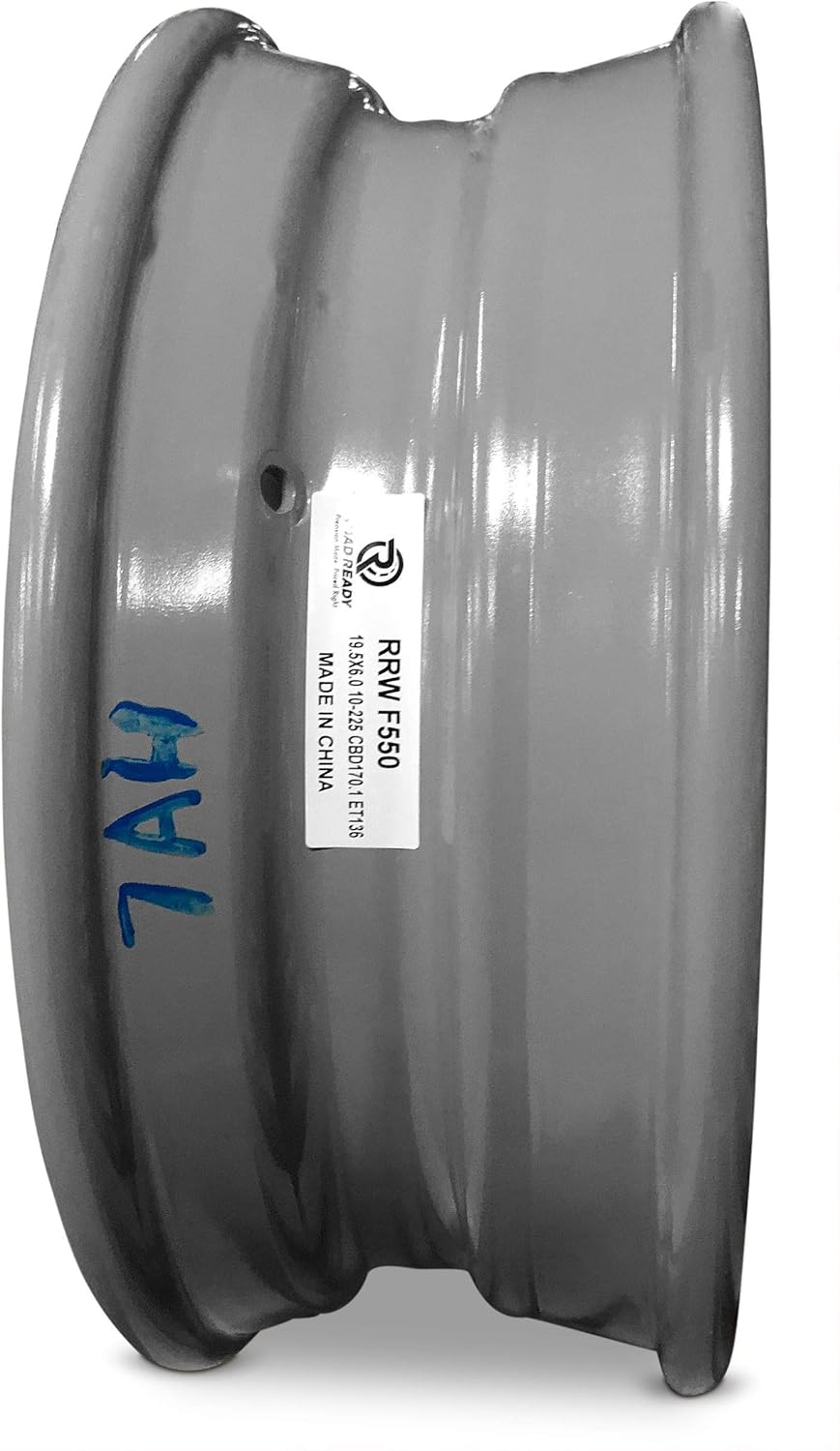 19.5 Inch 10 Lug Gray Steel Wheel Rim A6928