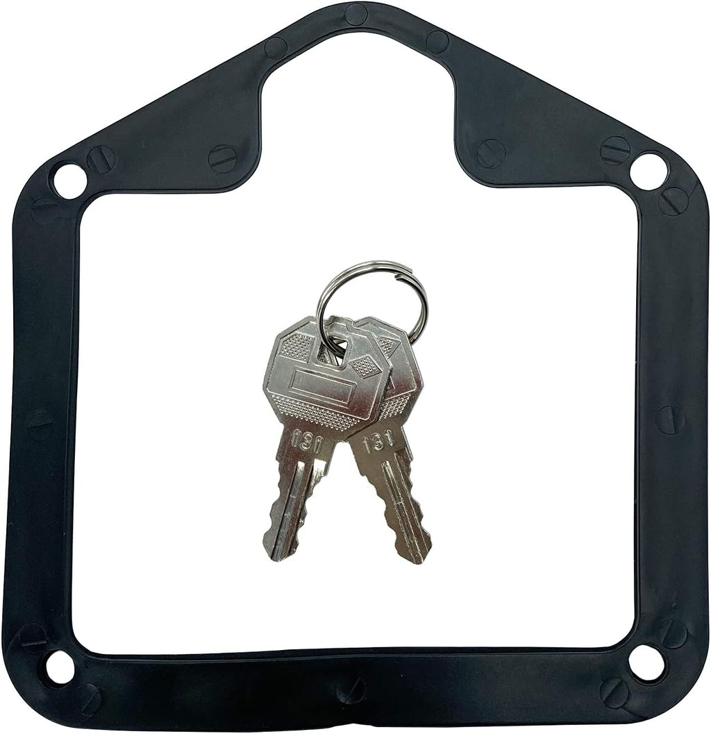Stainless Steel T Handle Latch with Lock and Gasket Pack of 2 O989