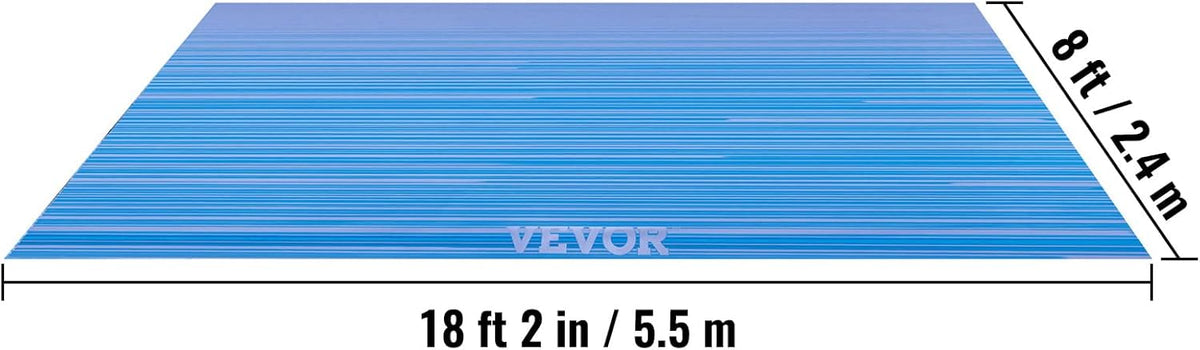 19' Camper Awning Fabric Replacement Ocean Blue Fade X1221