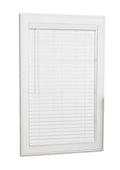 Cordless White Faux Wood Room Darkening Horizontal Blinds T324