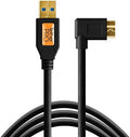 USB 3.0 to Micro-B Right Angle Cable, 15' (4.6m), Black S50730