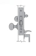 Satin Brass Mortise Lock Strike X884771