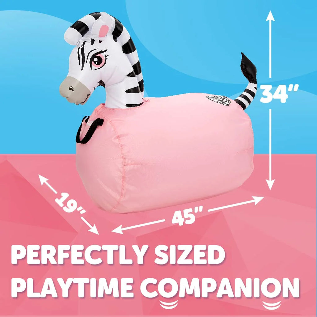Black Zebra Hopping Animal Bouncer X68766