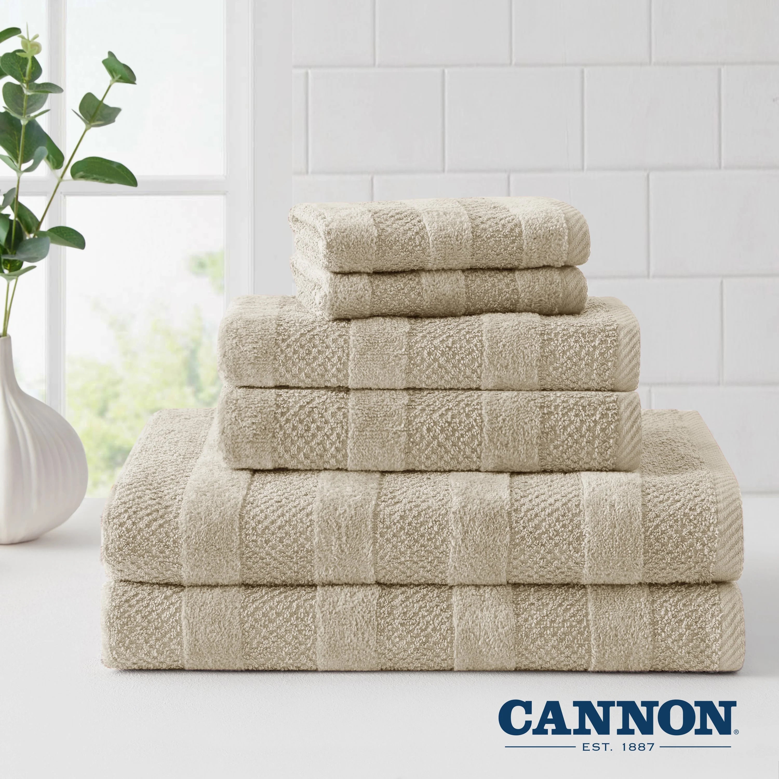 6-Piece 100% Cotton Towel Set Z115123