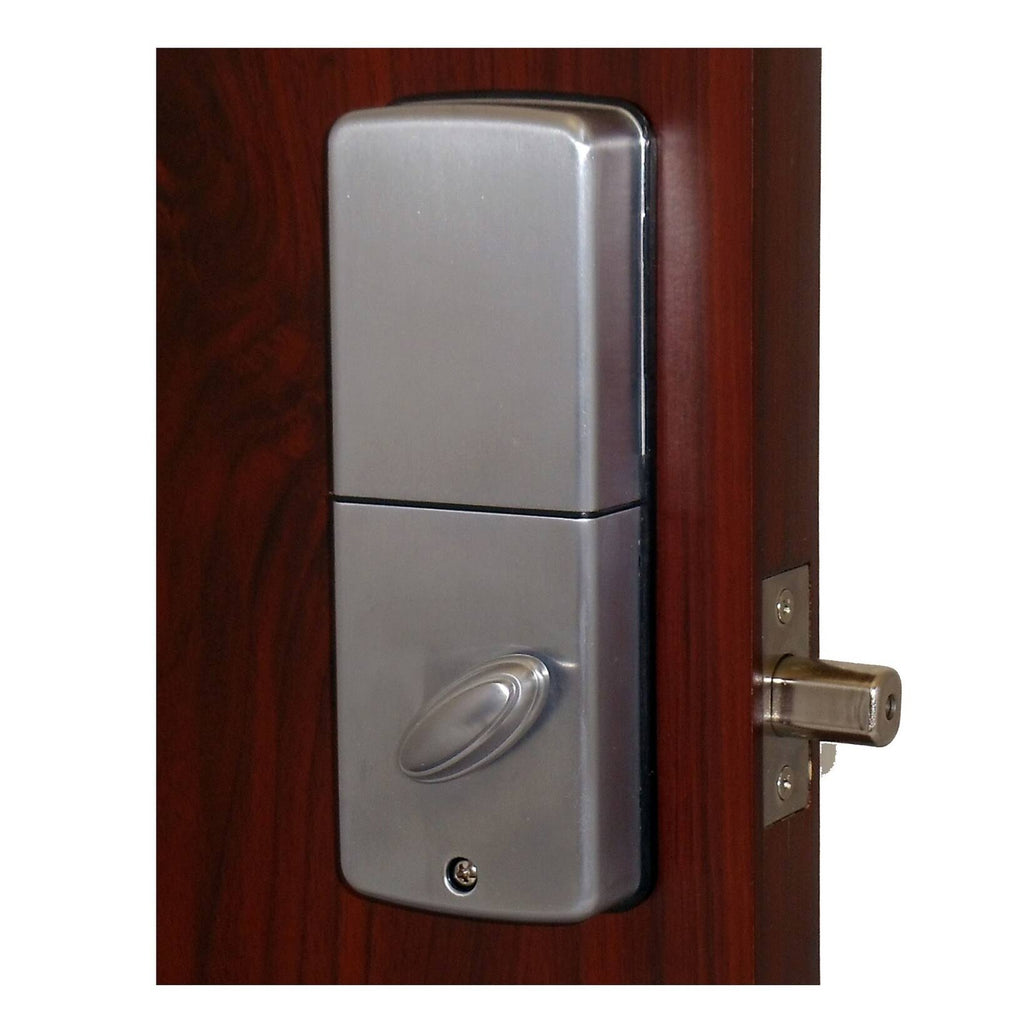 Satin Nickel Electronic Keypad Single Cylinder Deadbolt B4198