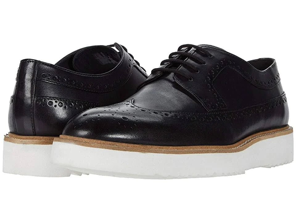 Black Leather Men's Shoes I294791