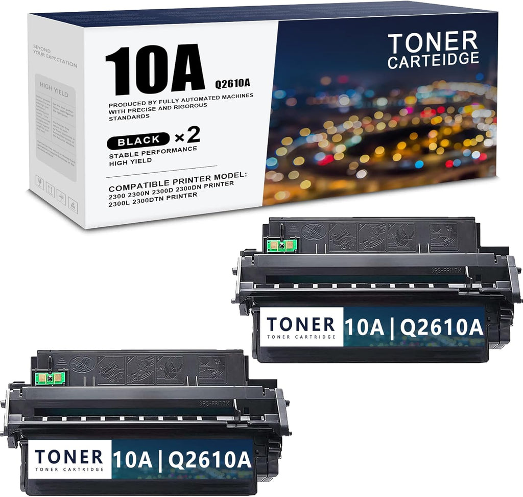 Black 2 Pack Toner Cartridges T8123