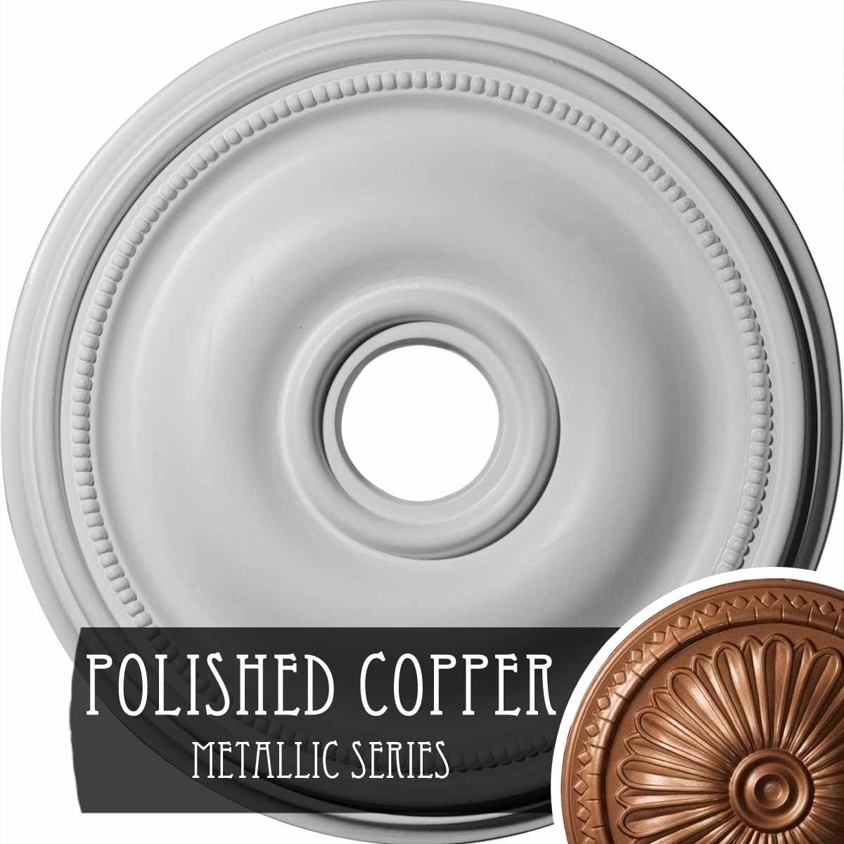 Polished Copper Ceiling Medallion T7826