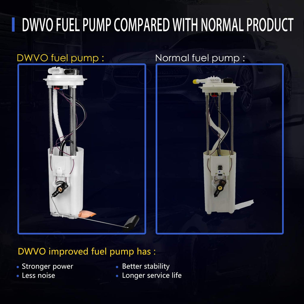 Fuel Pump Pack of 2 for 1997-2002 Chevy S10 GMC Sonoma Isuzu Hombre 4.3L X3924