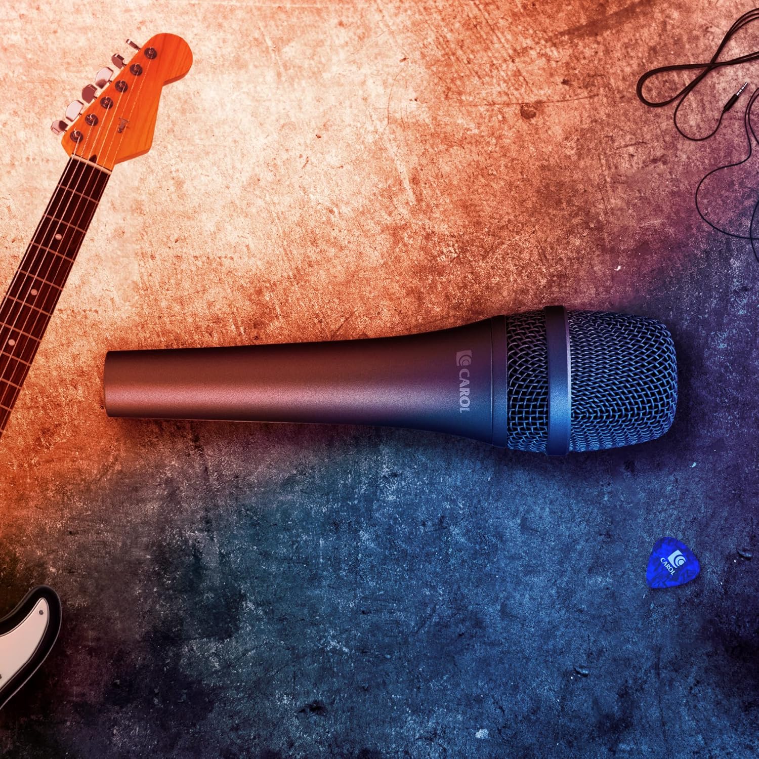 Dynamic Microphone with Super-Cardioid Unidirectional and Slide Potentiometer Switch M45624