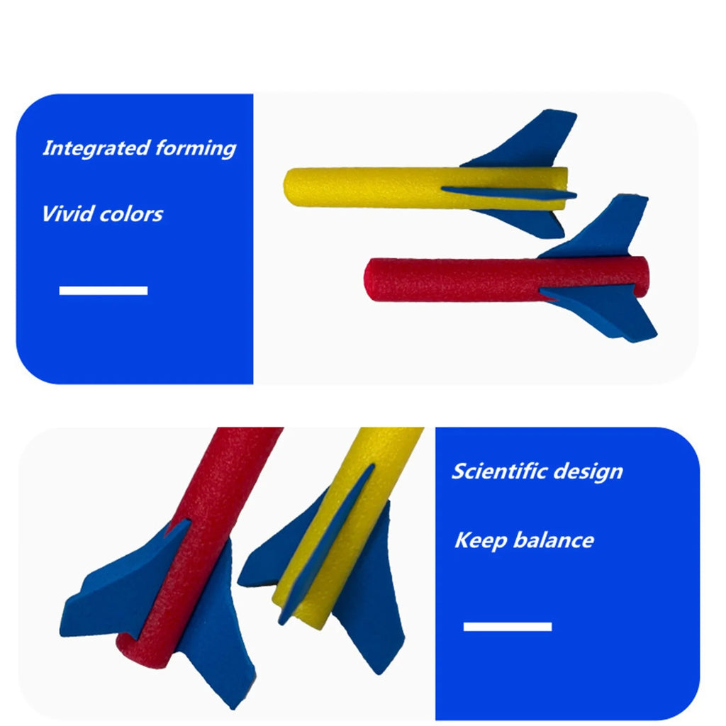 3 Foam Rockets Outdoor Toy V2943