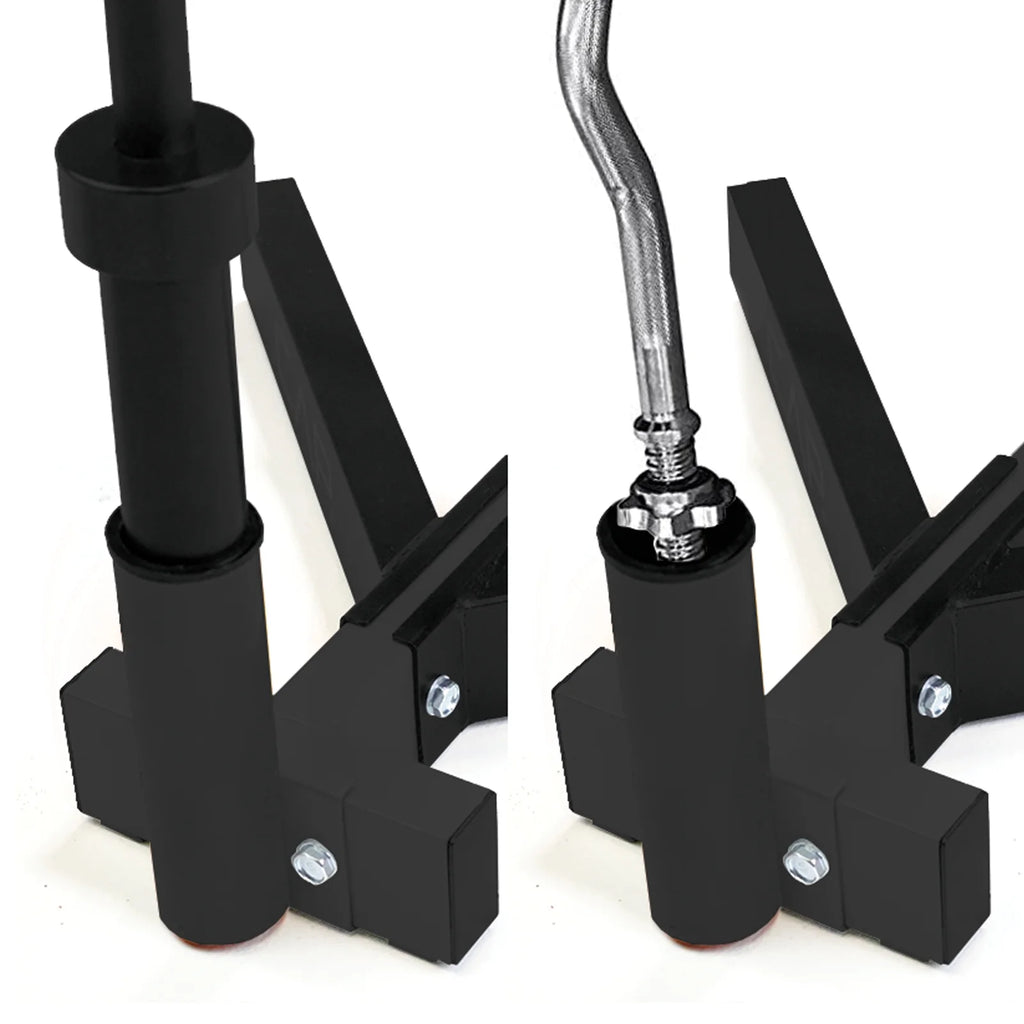 Hybrid Olympic and Standard Weight Plate Storage Rack U74247