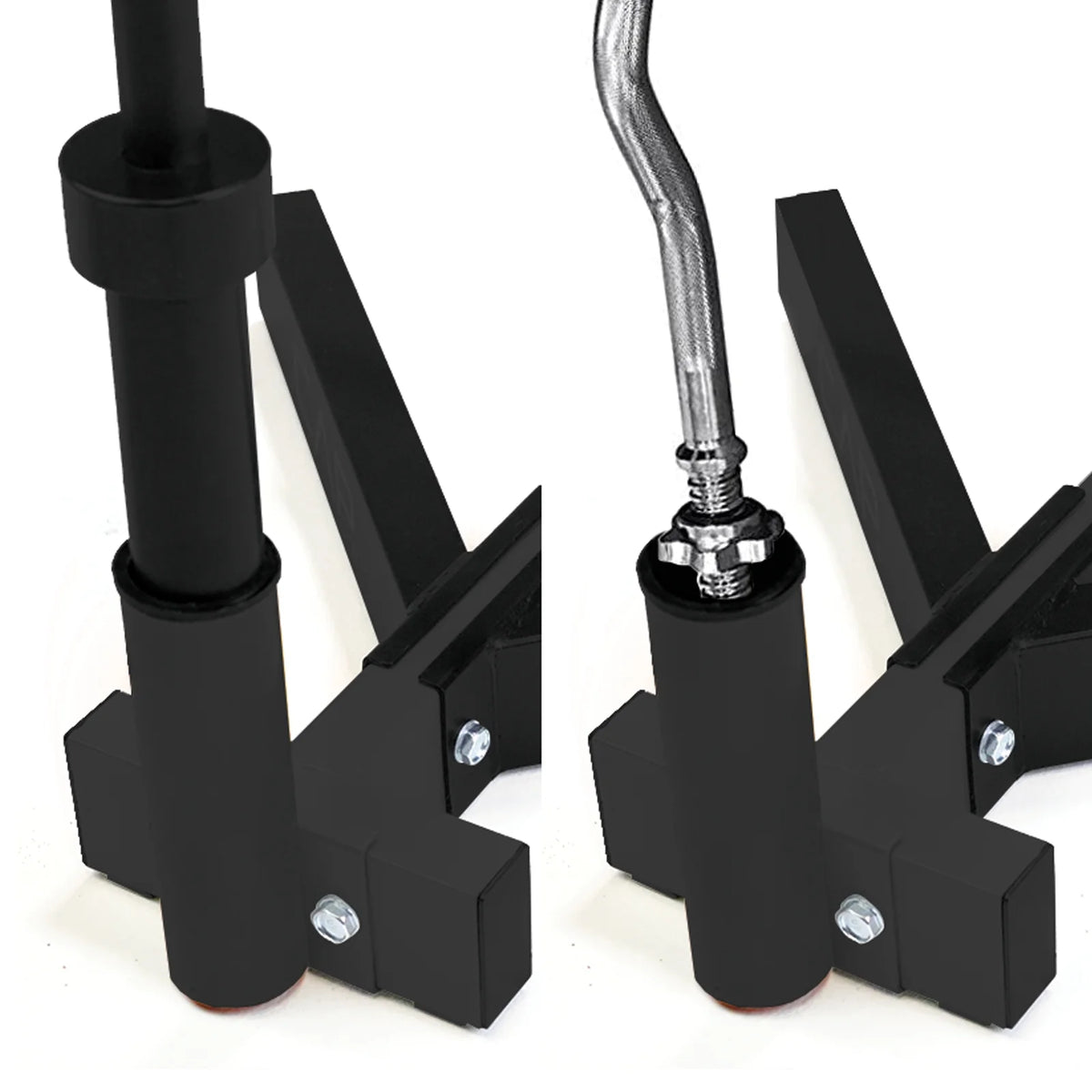 Hybrid Olympic and Standard Weight Plate Storage Rack U74247