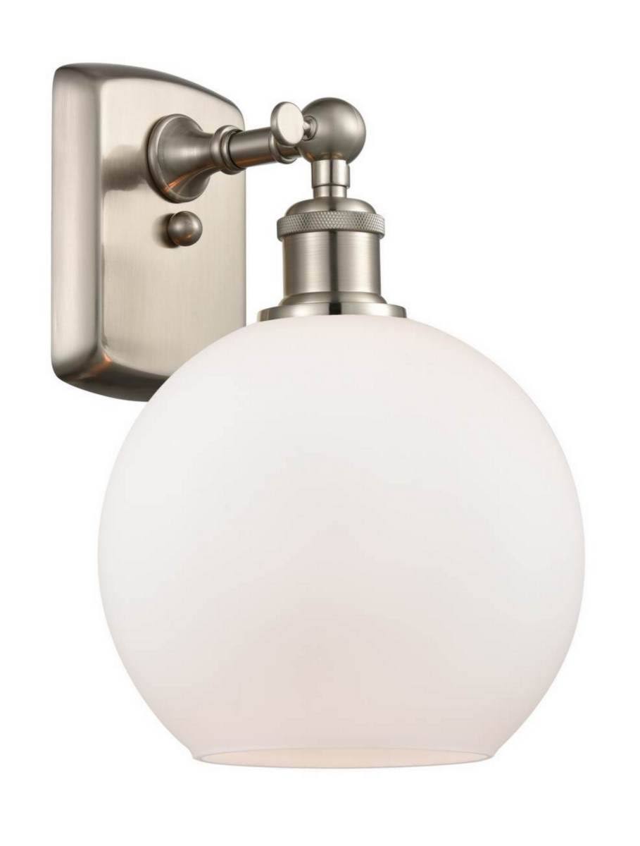 Brushed Satin Nickel 8 inch Sconce D781