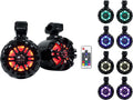 5.25" 250w Metal Marine Wakeboard LED Tower Speakers R616398