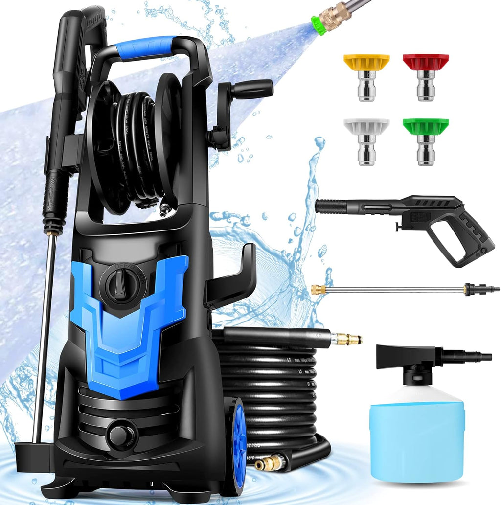 3000PSI Electric Pressure Washer with 4 Nozzles F95626