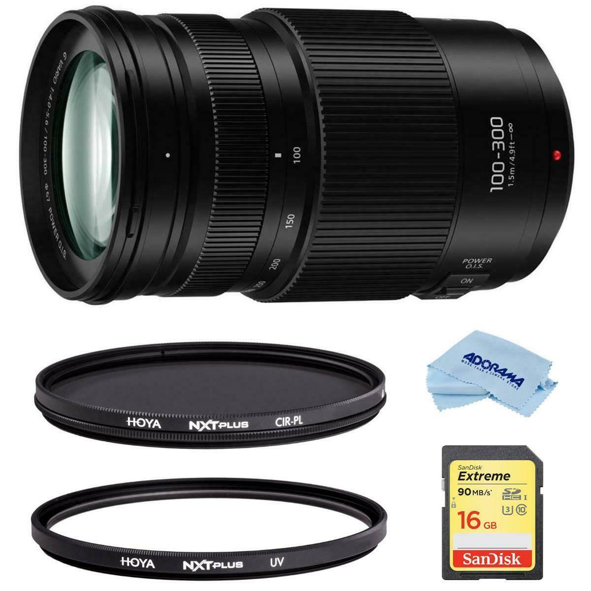 100-300mm f/4.0-5.6 II Zoom Lens for Micro Four Thirds with 67mm Hoya NXT Plus HMC P144940