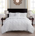 Queen White 4-Piece Comforter Set M14820