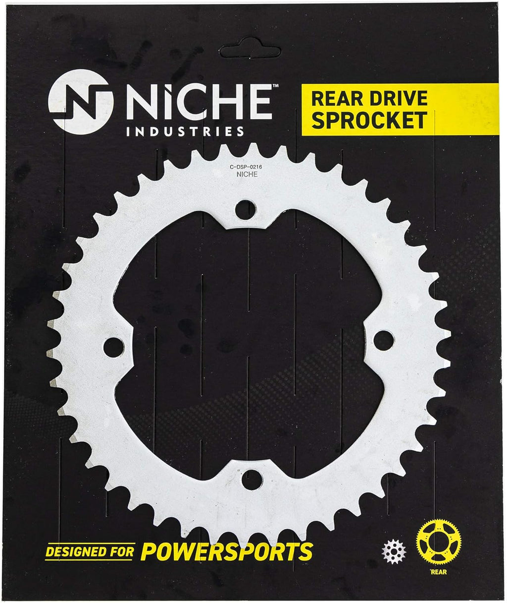 Drive Sprocket Chain Combo 13 Tooth 42 Tooth 520NZ Standard 104 Links Pack of 2 P84325