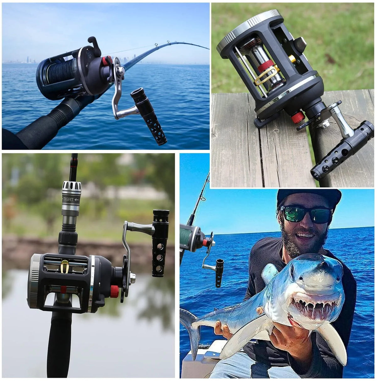 14+1BB Level Wind Trolling Fishing Reel L360