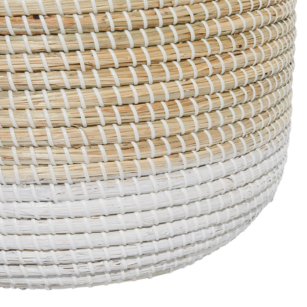 Set of 2 Brown Sea Grass Storage Basket A6617