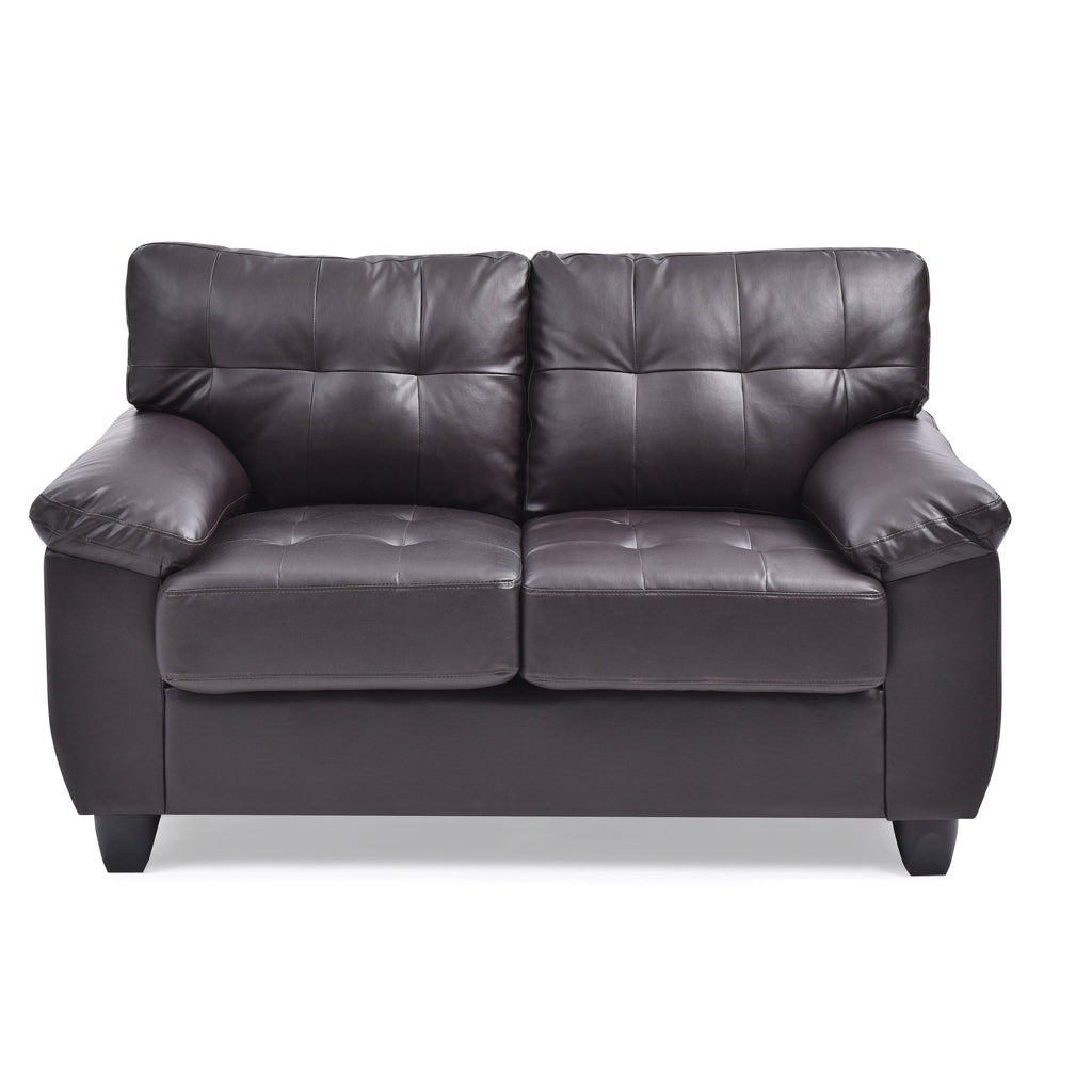Cappuccino Loveseat H8714