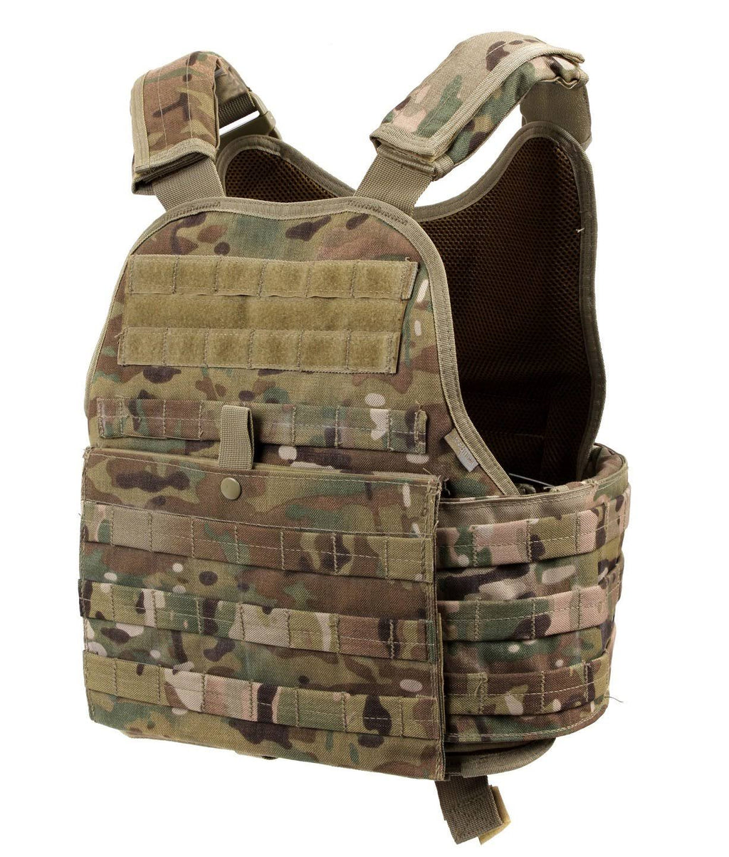 Black Molle Plate Carrier Vest A695