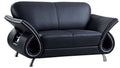 Leather Match Loveseat K293