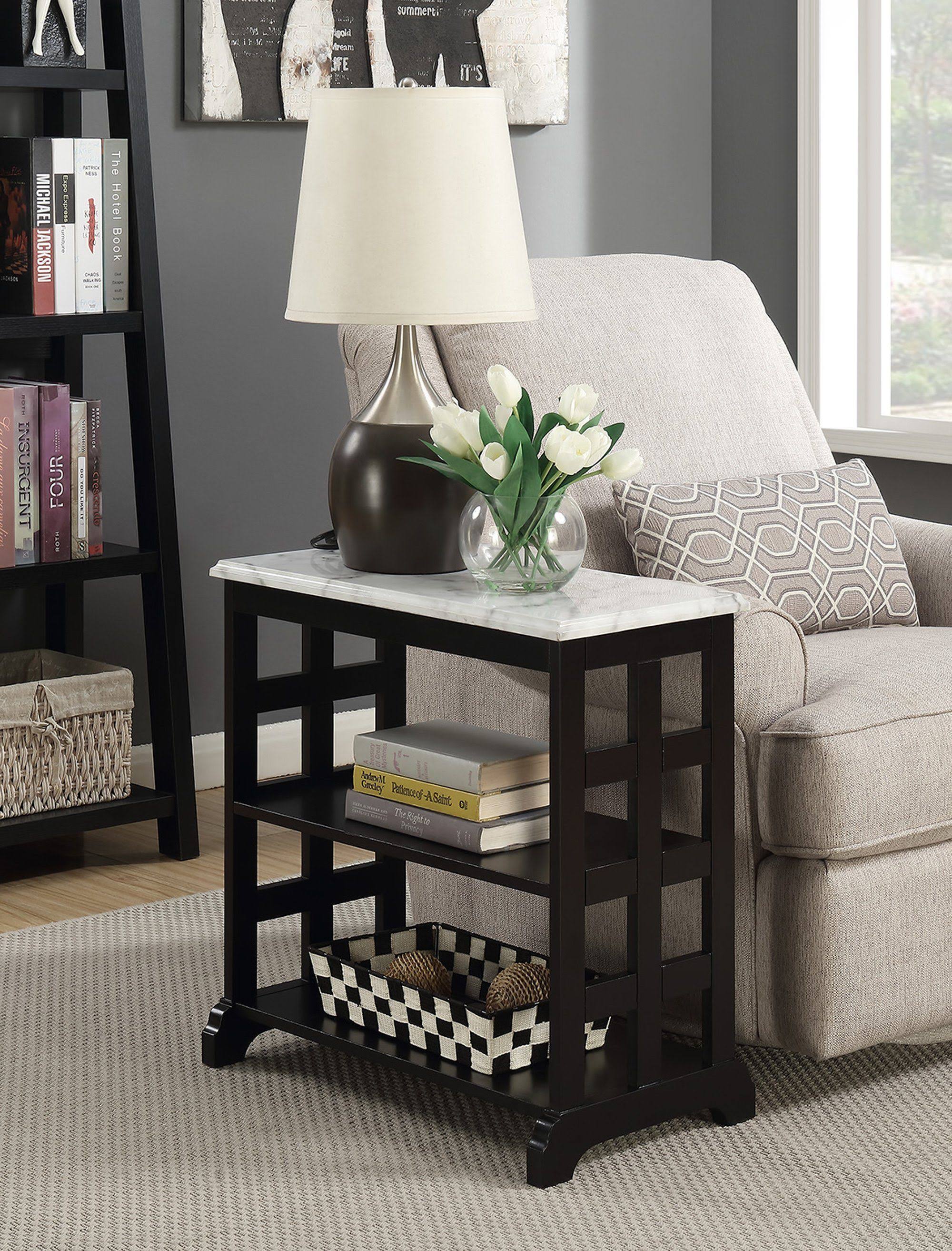 Black Chairside Table B9499