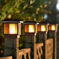 6 Pack Solar Post Cap Lights for 4x4 5x5 6x6 Wood Posts T466