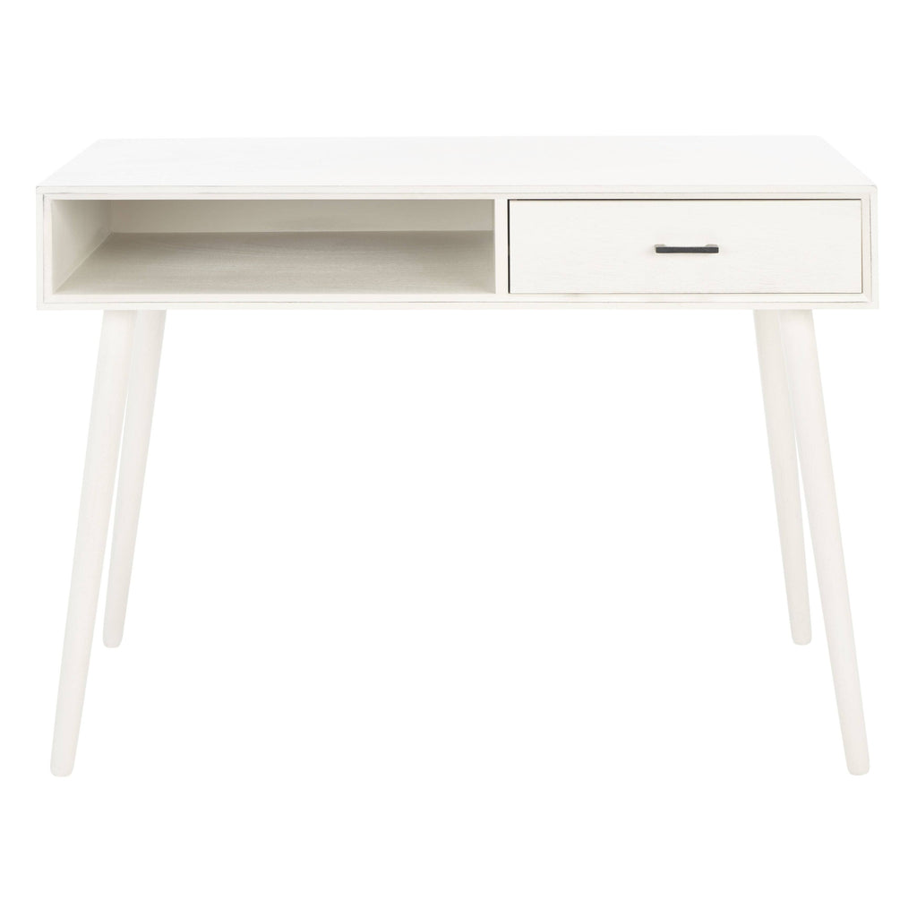 Distressed White 1 Drawer Writing Desk H471041