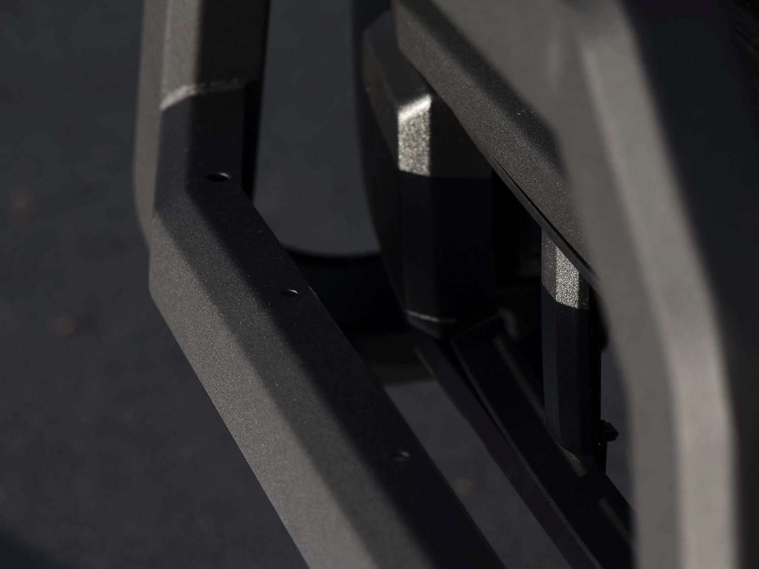 Matte Black Bull Bar with Aluminum Skid Plate H657