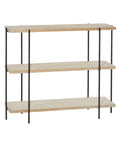 Beige Metal Console Table Y919