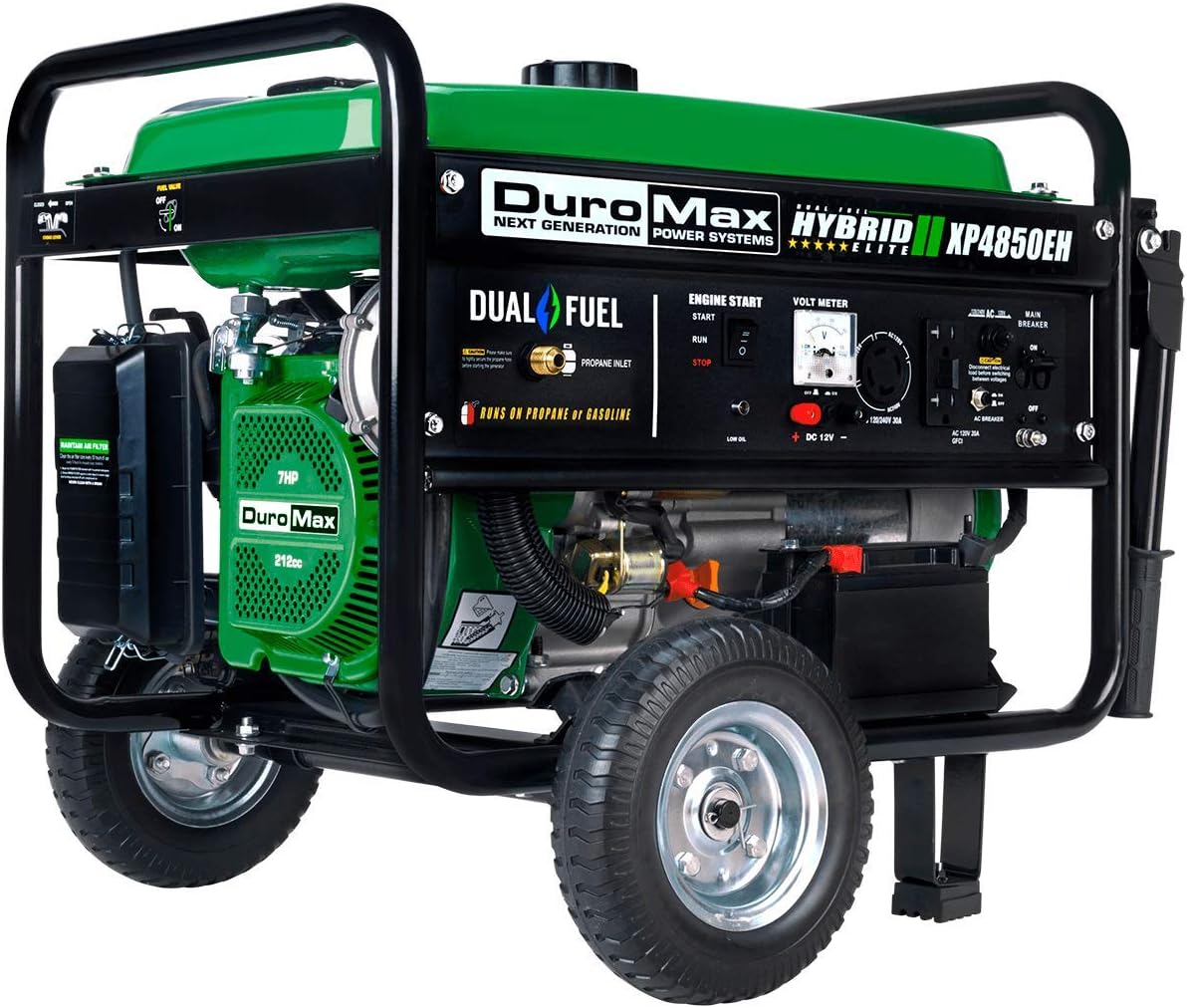 5500 Watt Dual Fuel Portable Generator B494