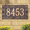 Black/Silver Letters Wall Plaque S86436