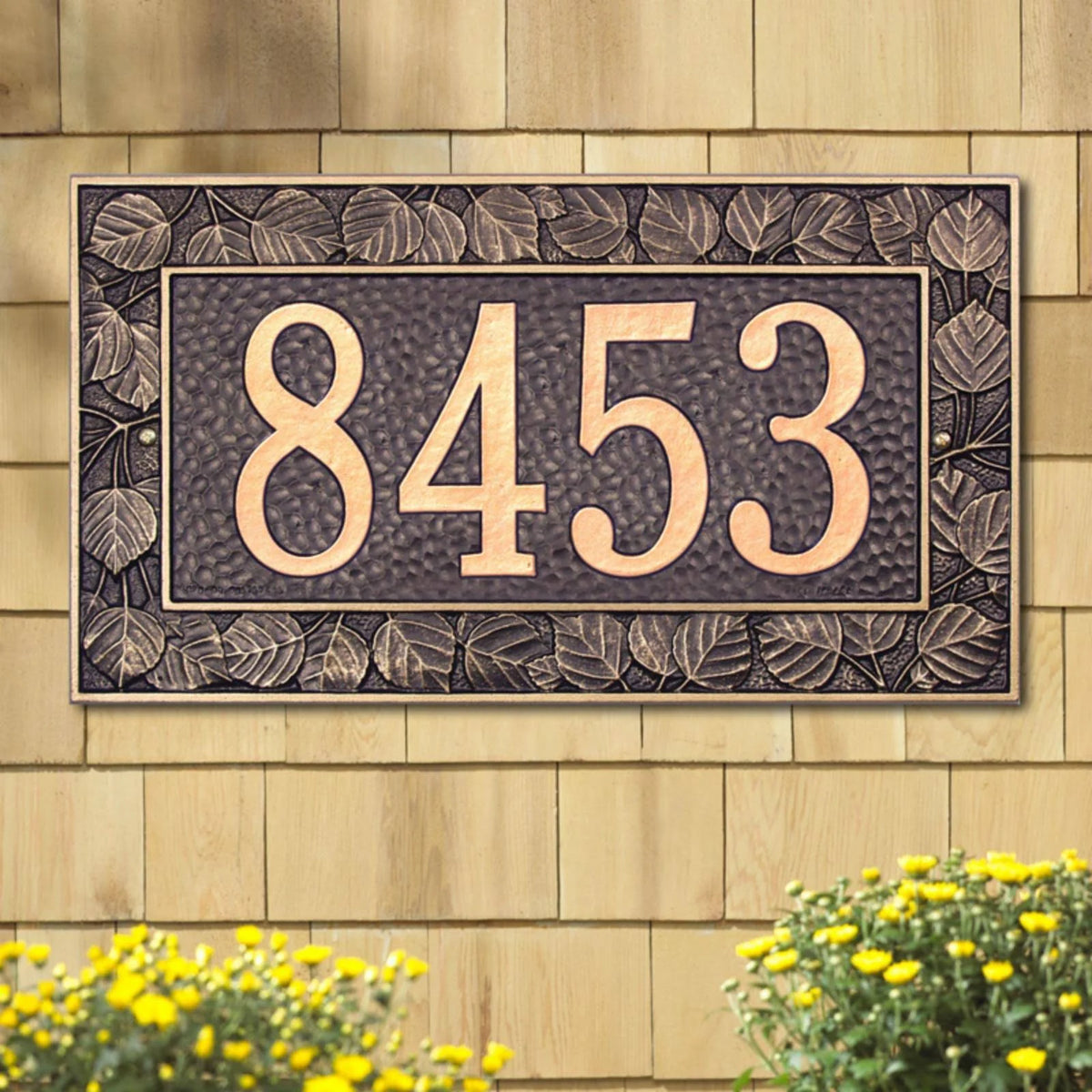 Black/Silver Letters Wall Plaque S86436