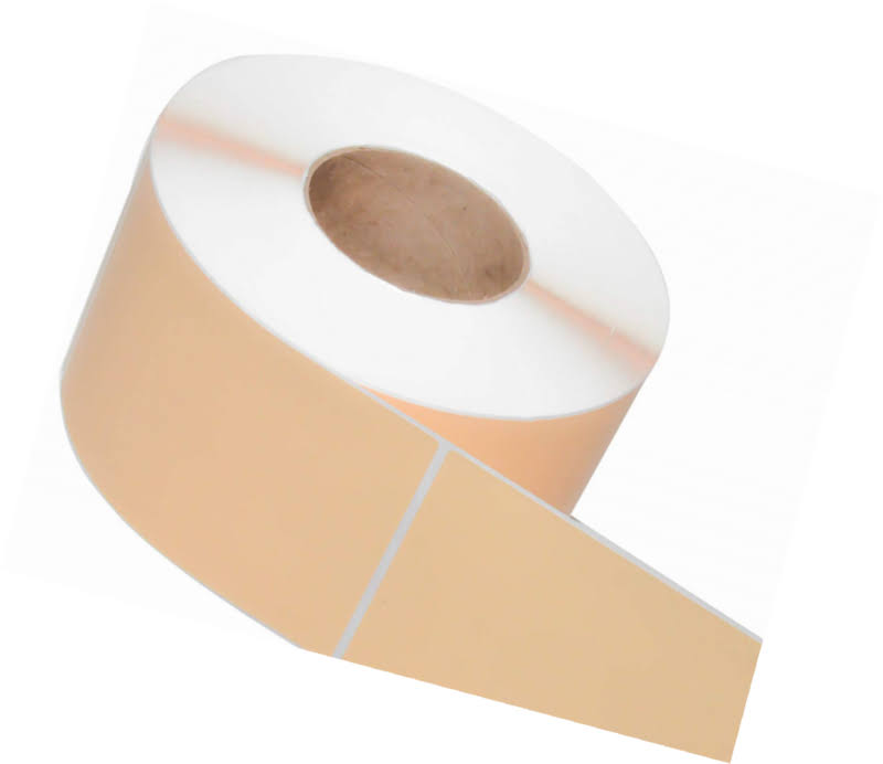 4x22 x 6x22 Pastel Orange Thermal Transfer Labels G18491