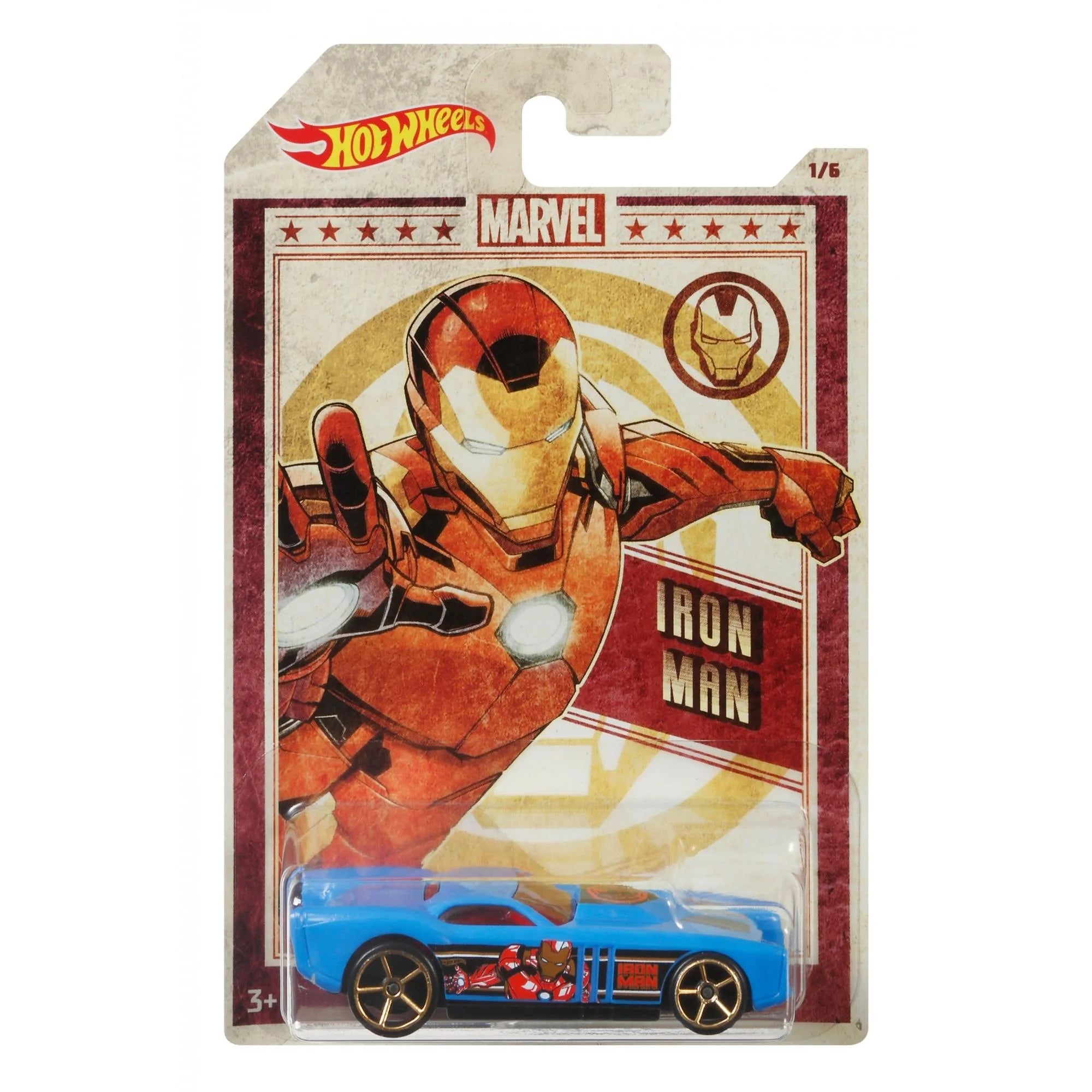 Hot Wheels Avengers Iron Man The Gov'ner Play Vehicle B110964