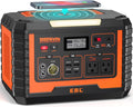 Portable Power Station 1000W Solar Generator, 270000mAh Lithium Battery Backup, with 2 AC Outlets, 3 QC3.0 USB, and PD60W Port O99192