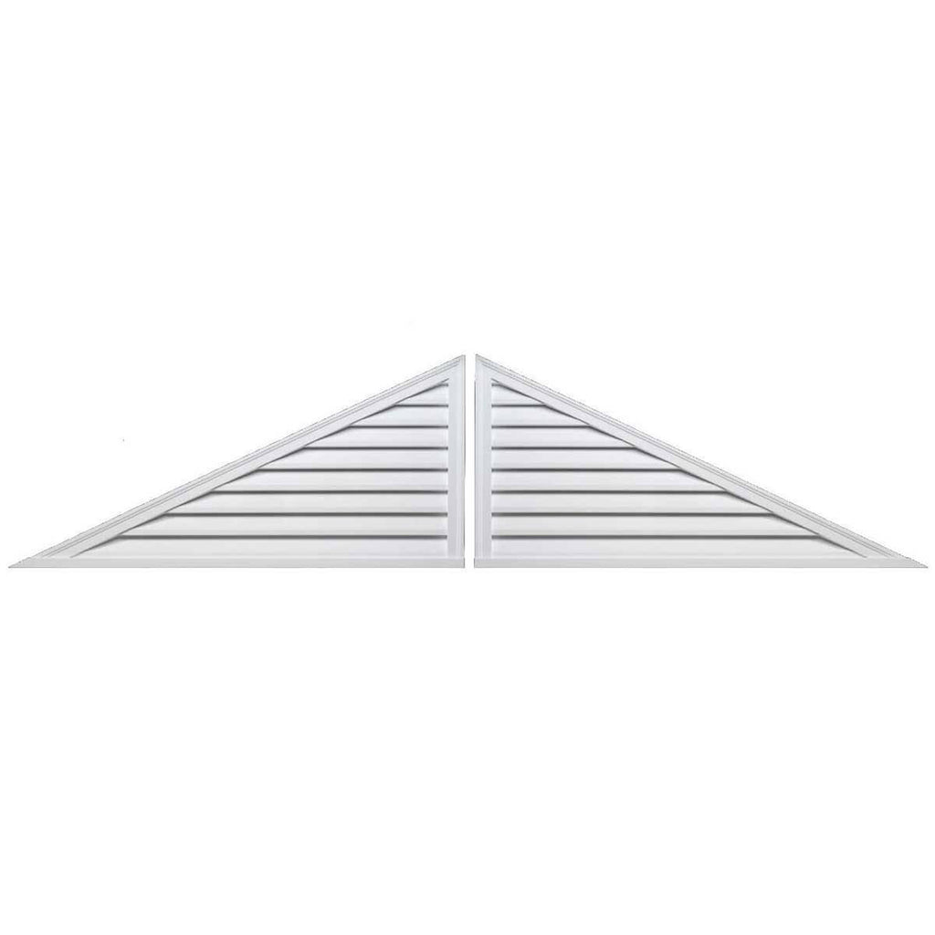 Two-Piece Triangle Louver with 10/12 Pitch R104