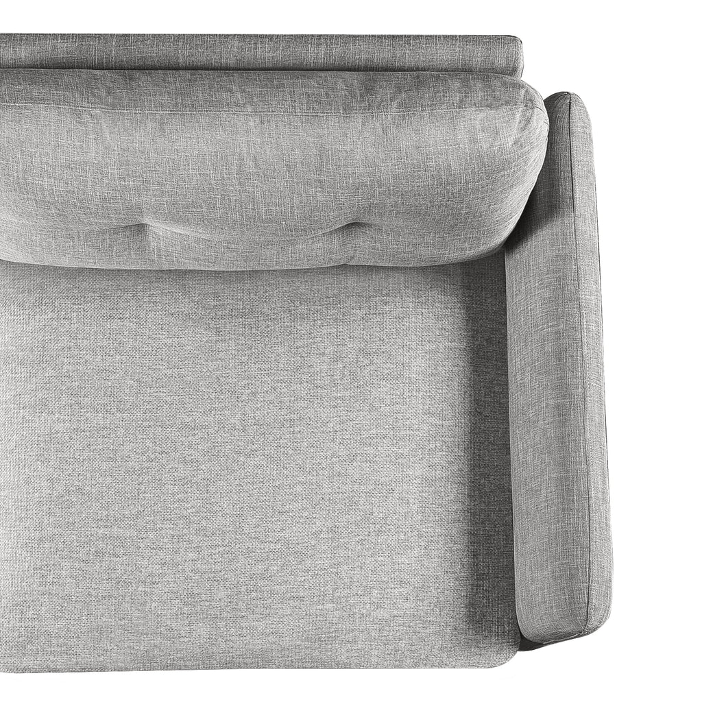 Soft Grey 2-Seater Loveseat R1757