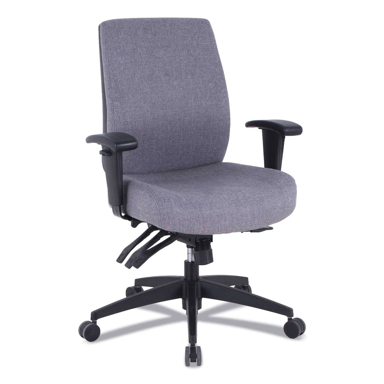 Gray Mid-Back Multifunction Task Chair E541382