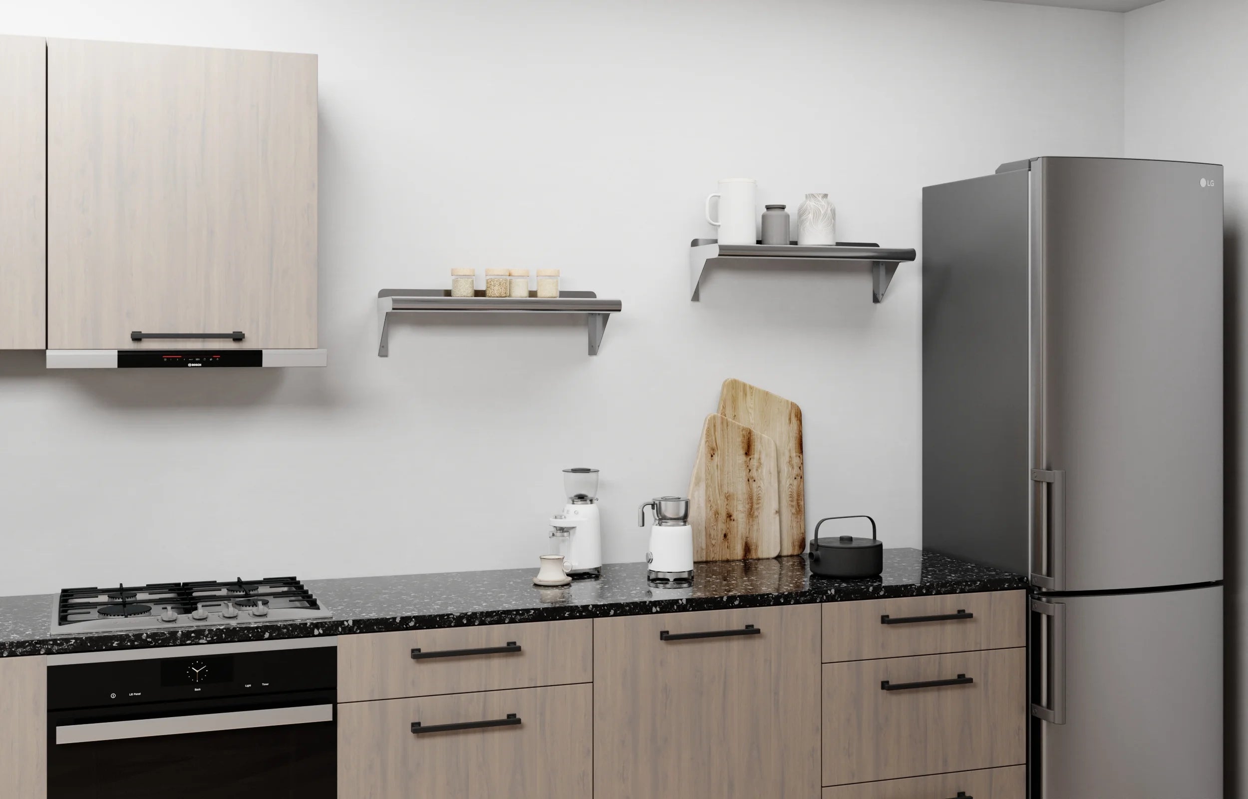 Stainless Steel Wall Shelf H14577