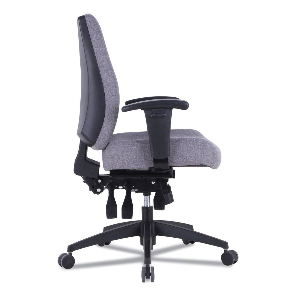 Gray Mid-Back Multifunction Task Chair E541382