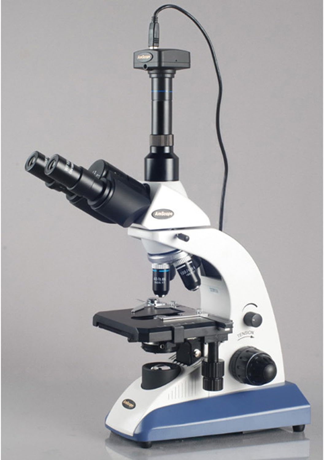 Compound Trinocular Microscope, 40X-2000X Magnification, Halogen Illumination P153058