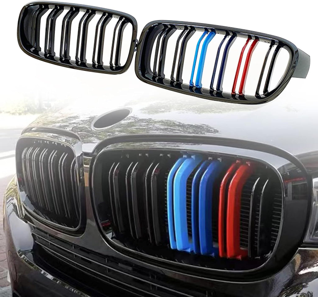 2 Pcs Front Bumper Kidney Grille U388